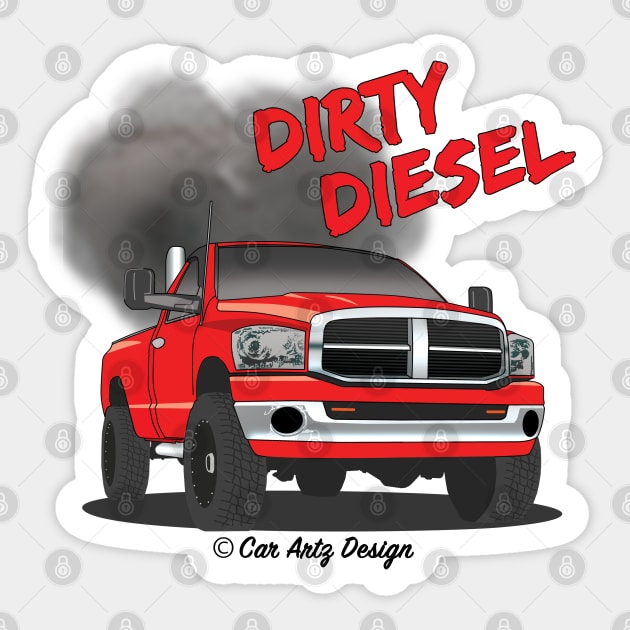 Dirty Diesel Sticker by Car-Artz-Design